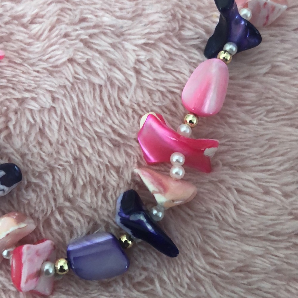 Super Cute Multi Colored Necklace - image 2